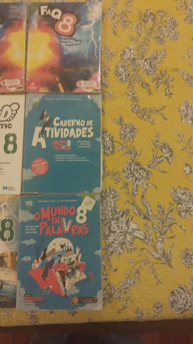 Livros escolares 8 ano