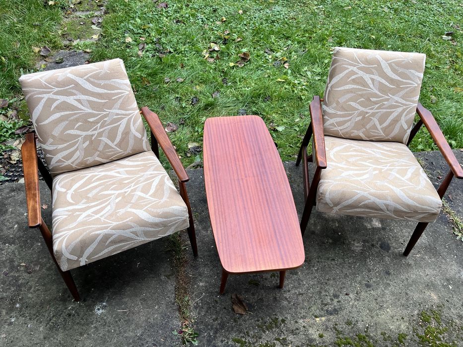 Fotele liski ława jamnik z PRL-u