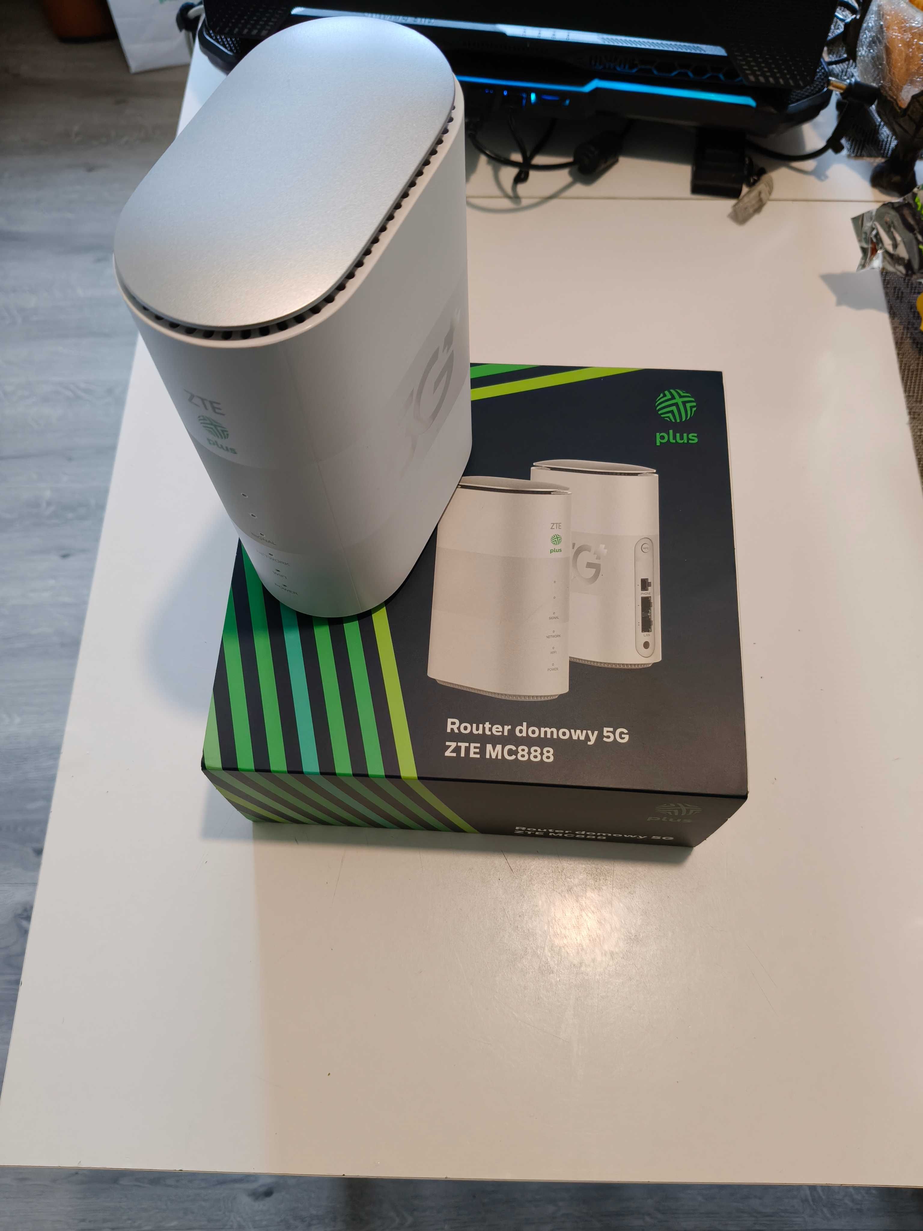 Router ZTE MC888B 5G 802.11ax Wi-Fi 6 Snapdragon Cat.19 Biały