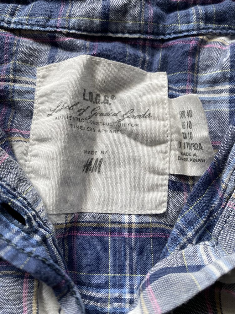 Koszula damska w kratę L 40 H&M LOGG