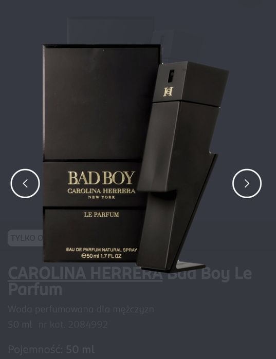 Perfumy Bad Boy Carolina Herrera 50ml