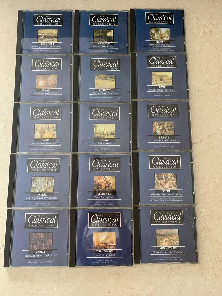 15 Cd’s música clássica-novos