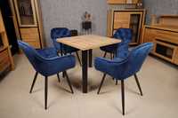 (16G) Stół kwadratowy + 4 krzesła, nowe 1860 zł