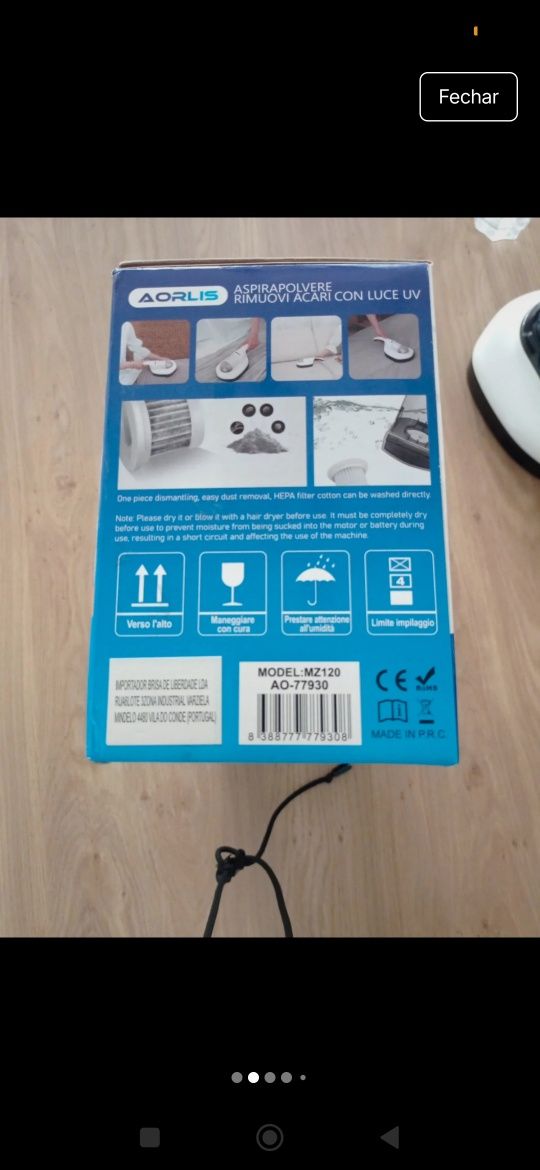 Aspirador anti ácaros AORLIS