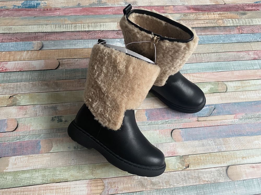 Нові зимові чобітки від Zara, розмір 26