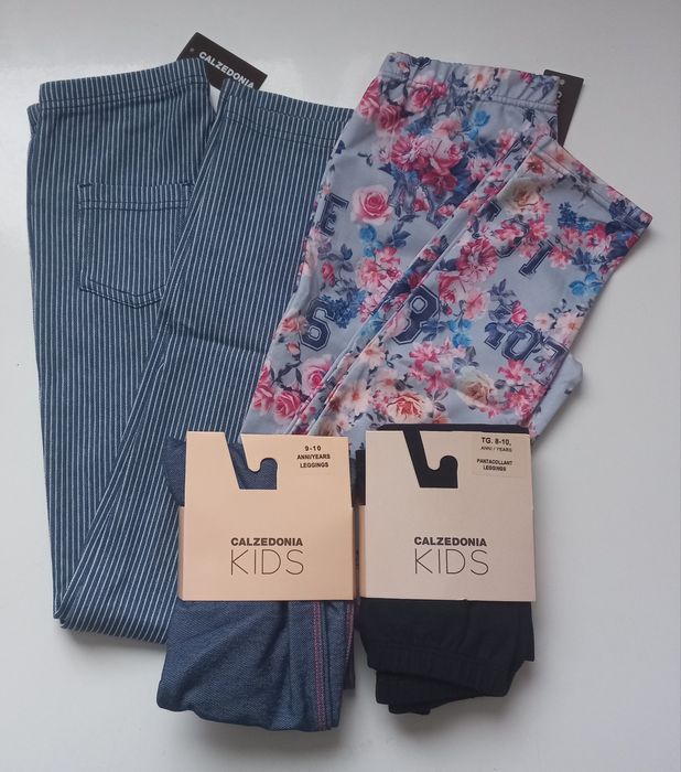 Calzedonia legginsy rozmiar 9-10 lat  4 pary