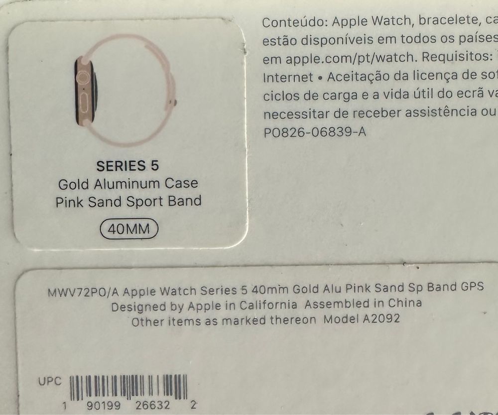 Apple watch Series 5 GPS 40mm
