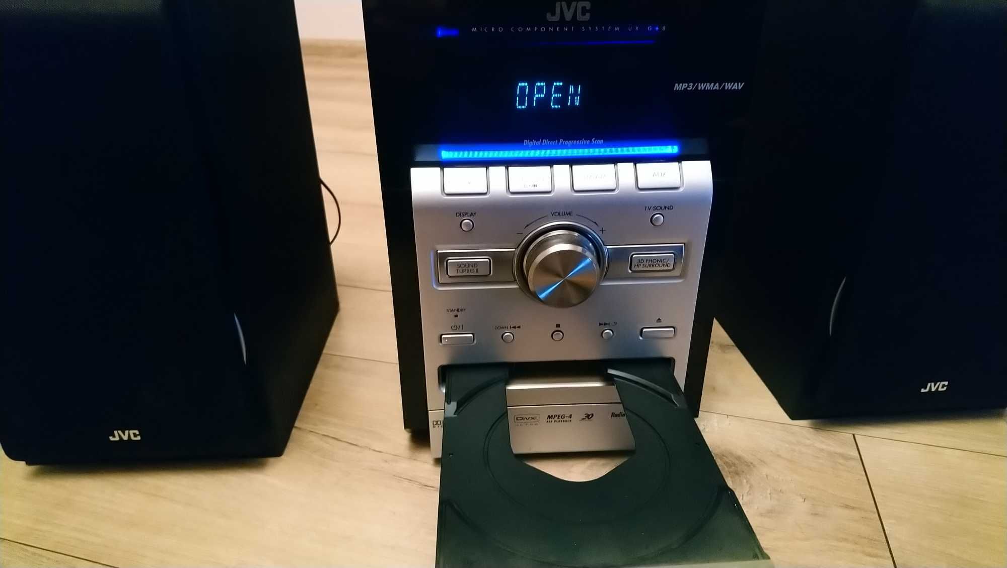 jvc ux-g68 mini wieża DVD USB AUX