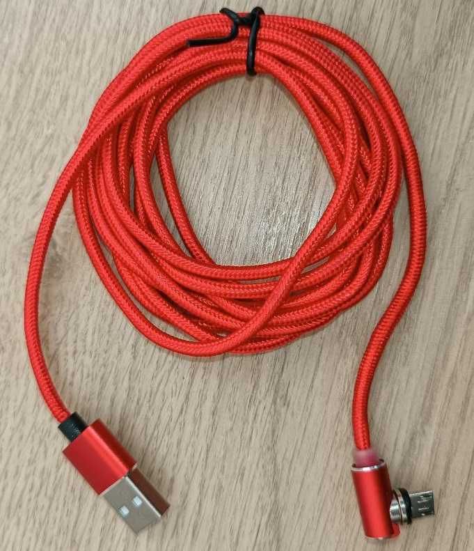 Магнитный кабель, провод зарядки Topk, micro-usb, 2метра