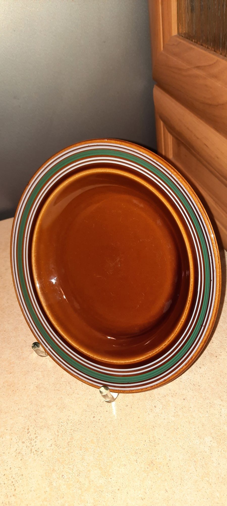 Głęboki talerz porcelit Pruszków PRL