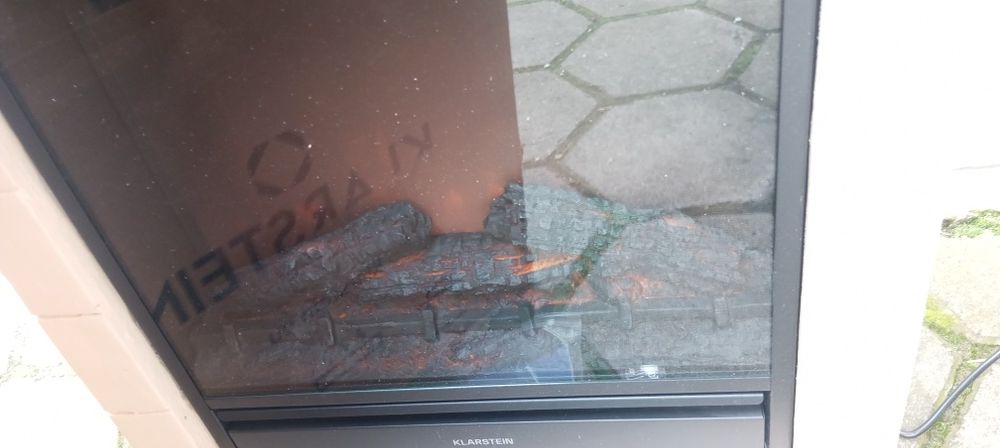 Klarstein carinthia Kominek stojący z funkcją grzewczą elektryczny  be