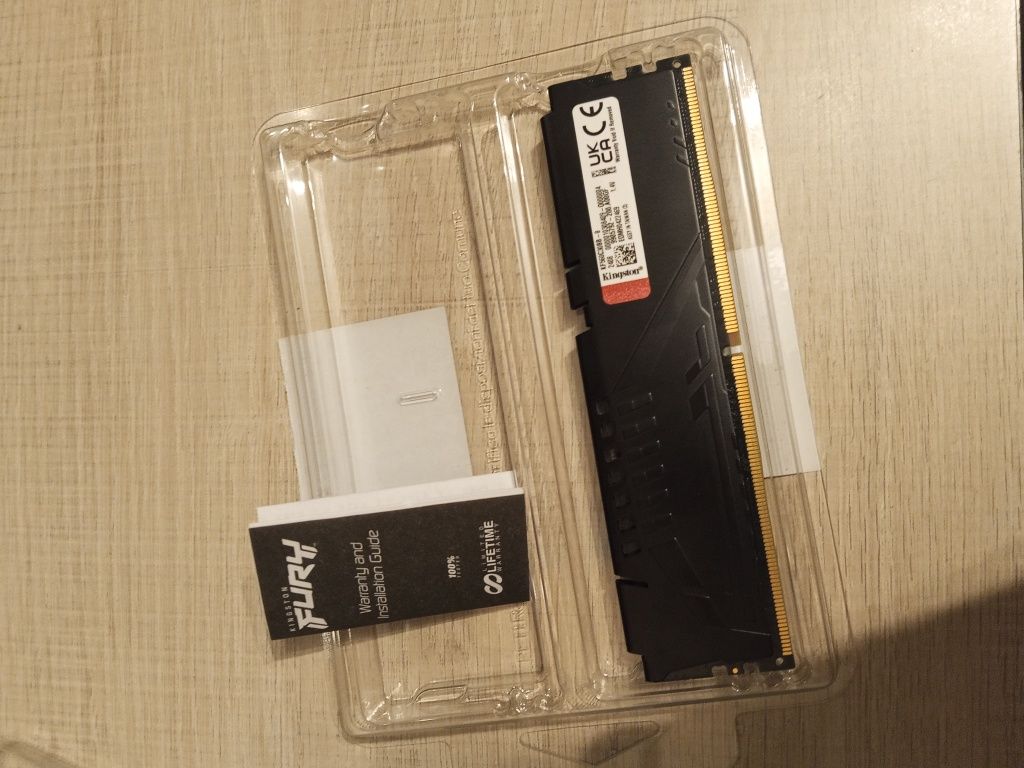 Ram Kingston fury beast ddr5, 6000mhz, 8gb, cl 30