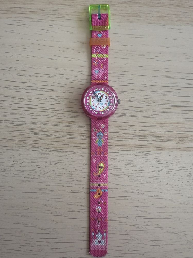 Relógio Swatch Flik Flak de menina