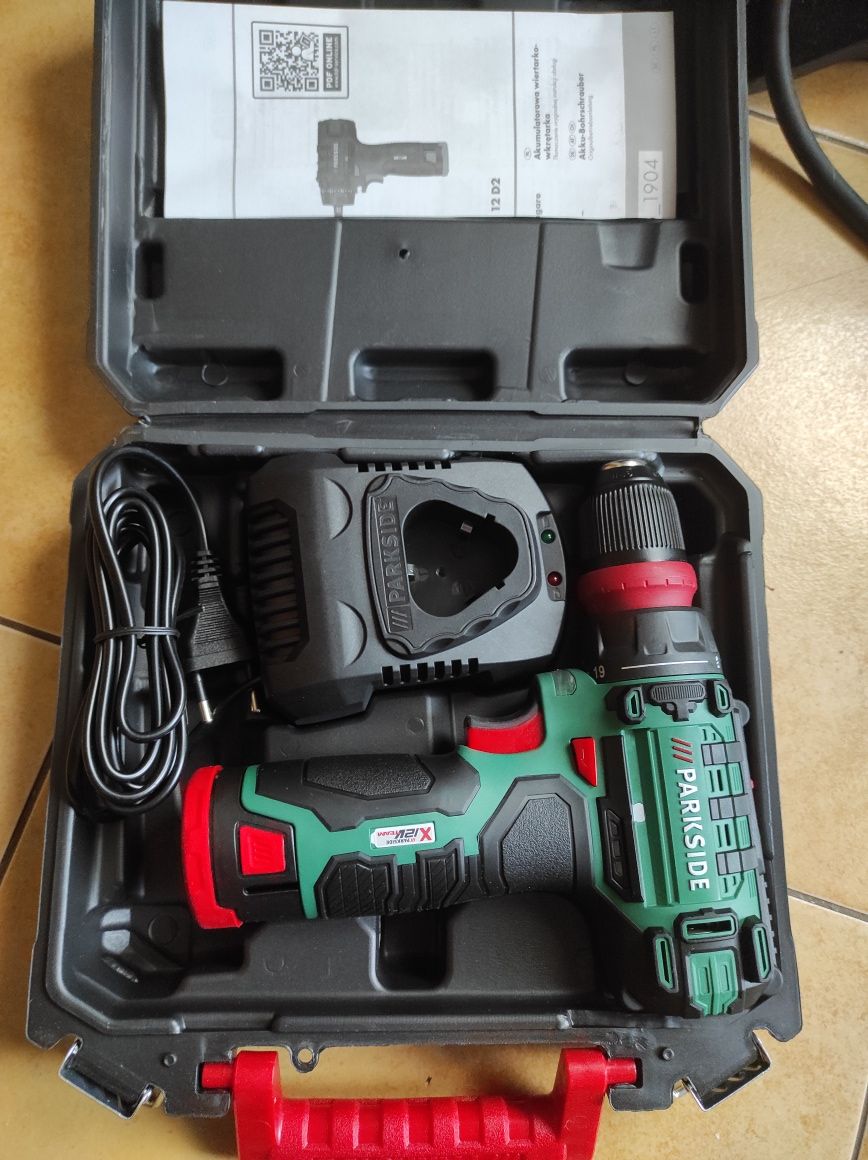 Шуруповерт Parkside PBSA 12 D2 ГЕРМАНИЯ X 12v Team аккумуляторный