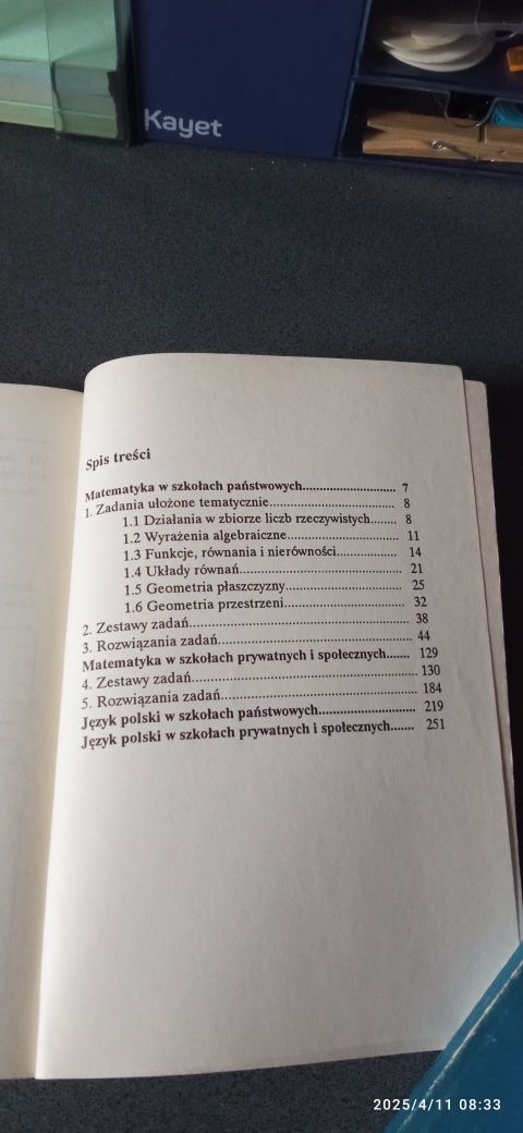 Egzaminy do szkół średnich 92