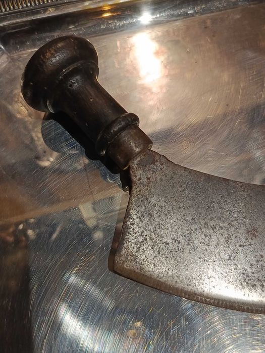 Grandes Cutelos Culinários Antigos Guimarães Séc XIX 27 cm Lâmina