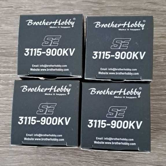 Комплект моторів BrotherHobby (SE) 3115 900KV для FPV дронів