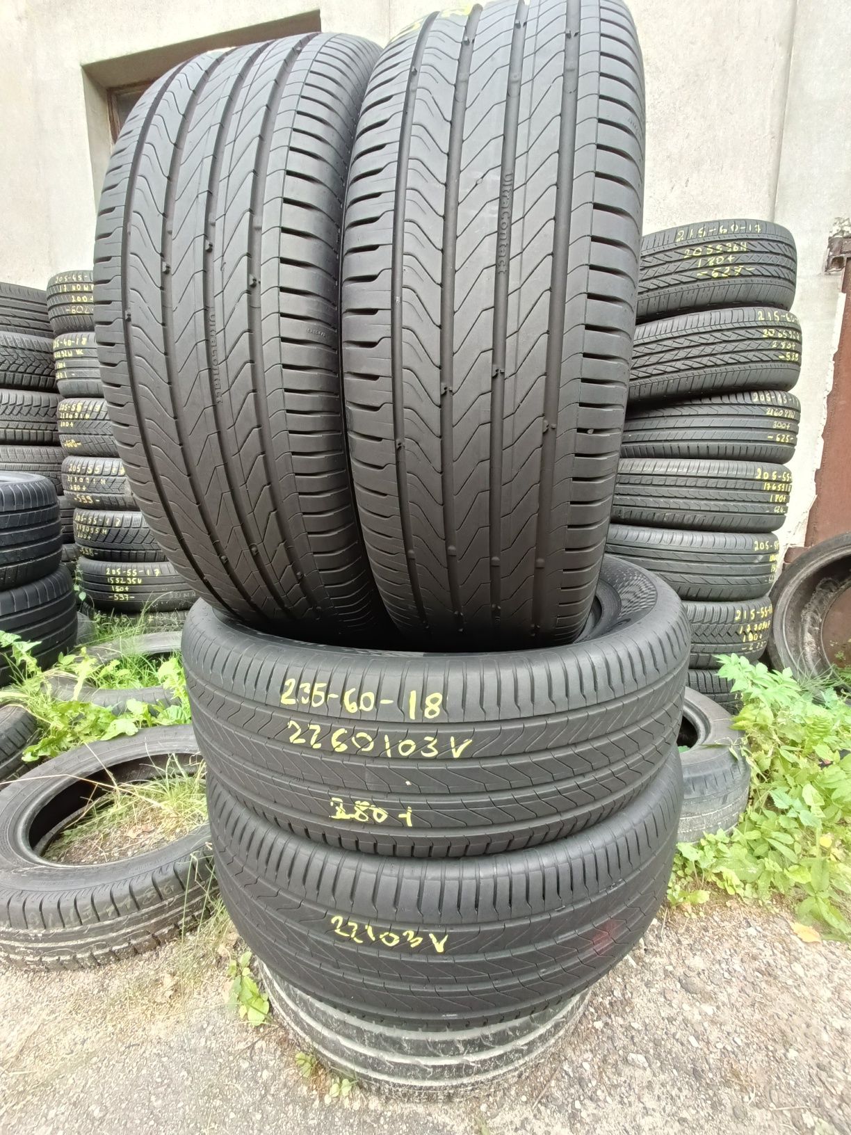 4x 235/60R18 Continental UltraContact z 2022r 6.2mm