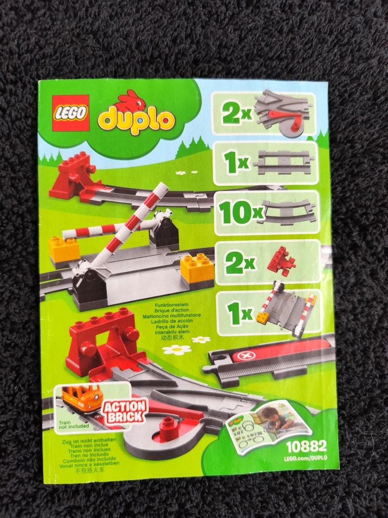 Lego Duplo " Pociąg Deluxe"  10508 + "Tory kolejowe" 10882