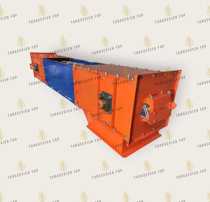 Скребкові транспортери для зерна, комбікорма, шрота, макухи, 25 50 100