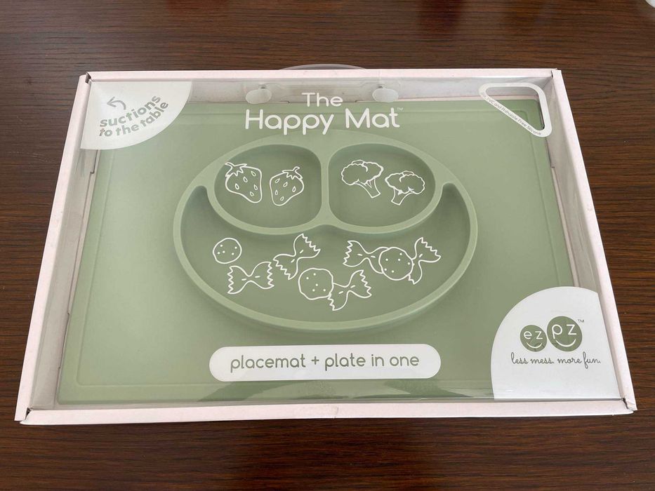 Silikonowy talerz dla maluchów The Happy Mat