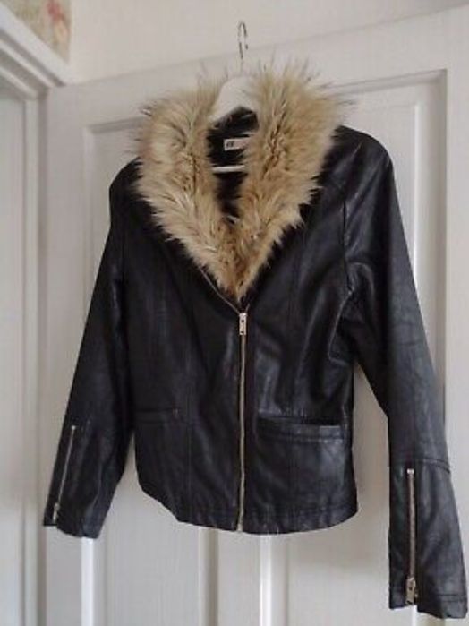 Куртка из экокожи на 10-11 лет