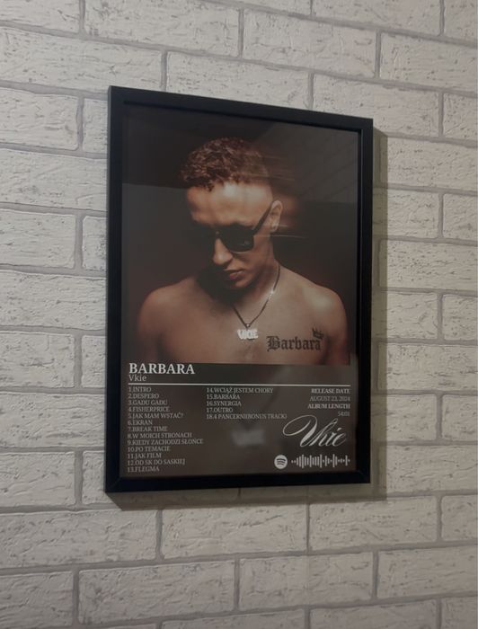 Vkie barabara i dzungla w ramce a3 czarnej