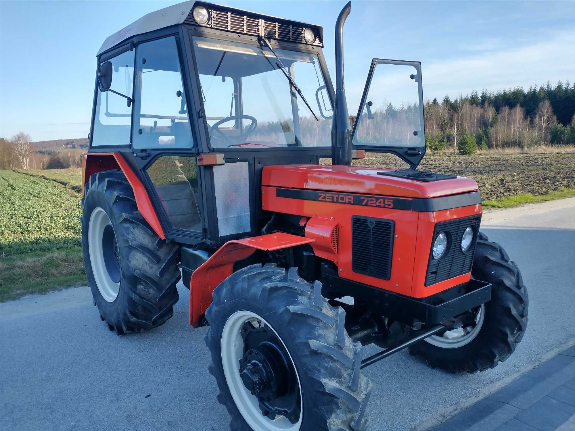 Zetor 7245, nie 7045, jak renault, case