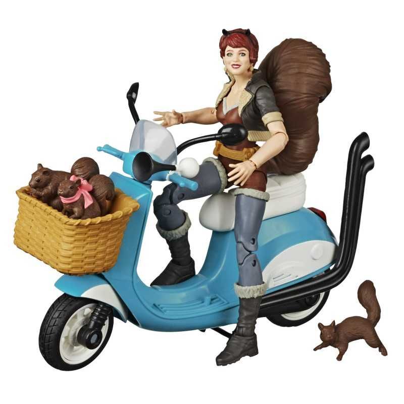 Marvel Legends Figurka 15 cm Unbeatable Squirrel Girl Skuter Akcesoria