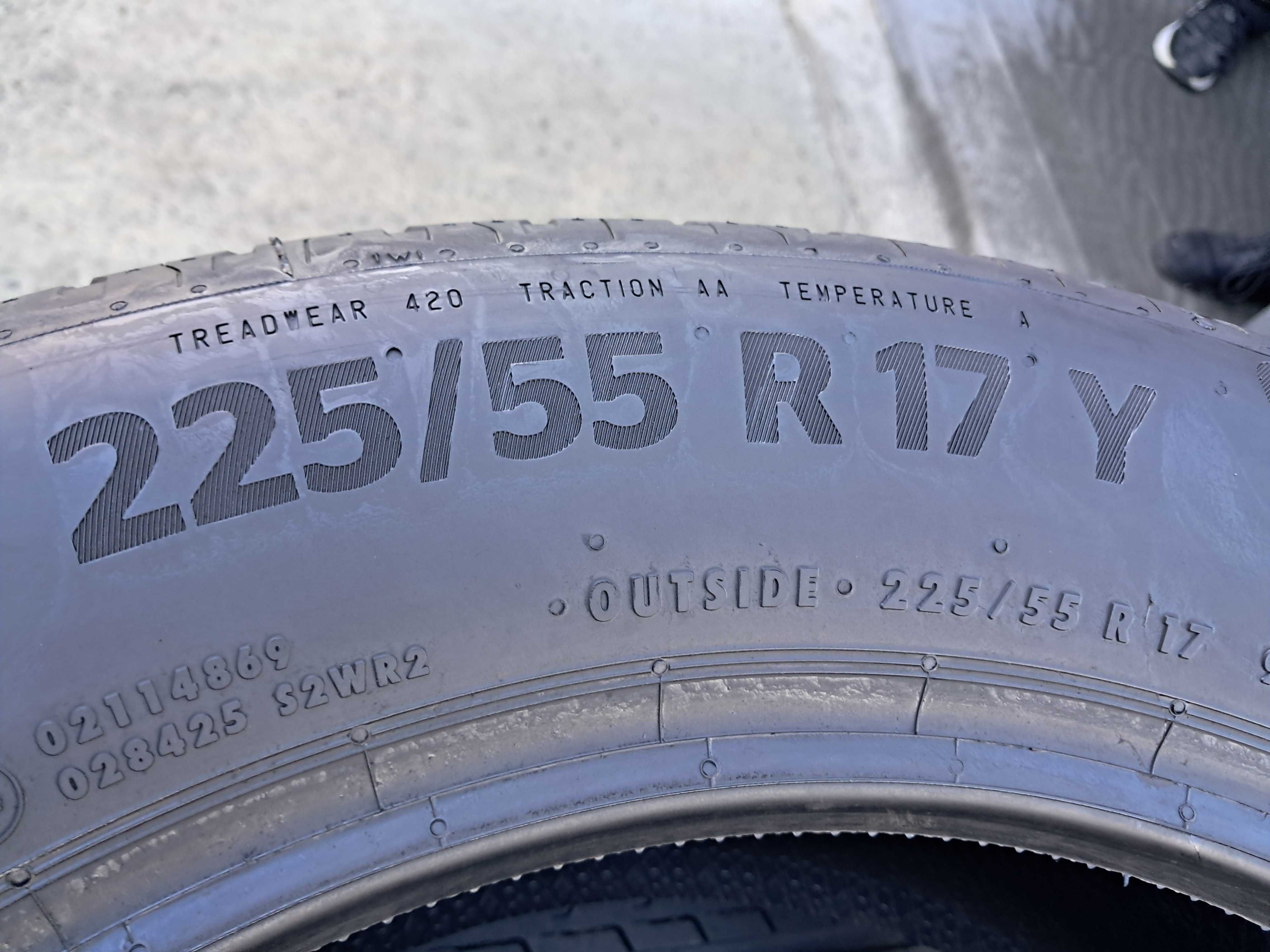 Резина літо НОВА Continental 225/55 R17 EcoContact 6 97Y Czech