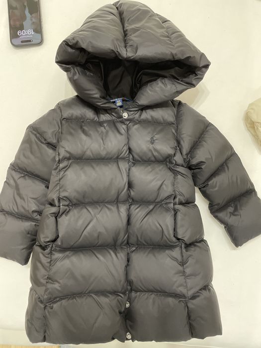 Polo ralph lauren пуховик для дівчинки.