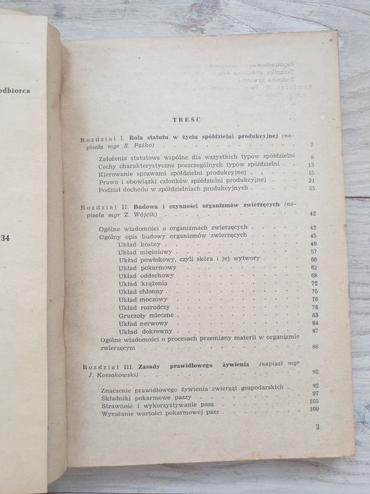 Podstawy rolnictwa 1955 produkcja zwierzeca i jej organizacja