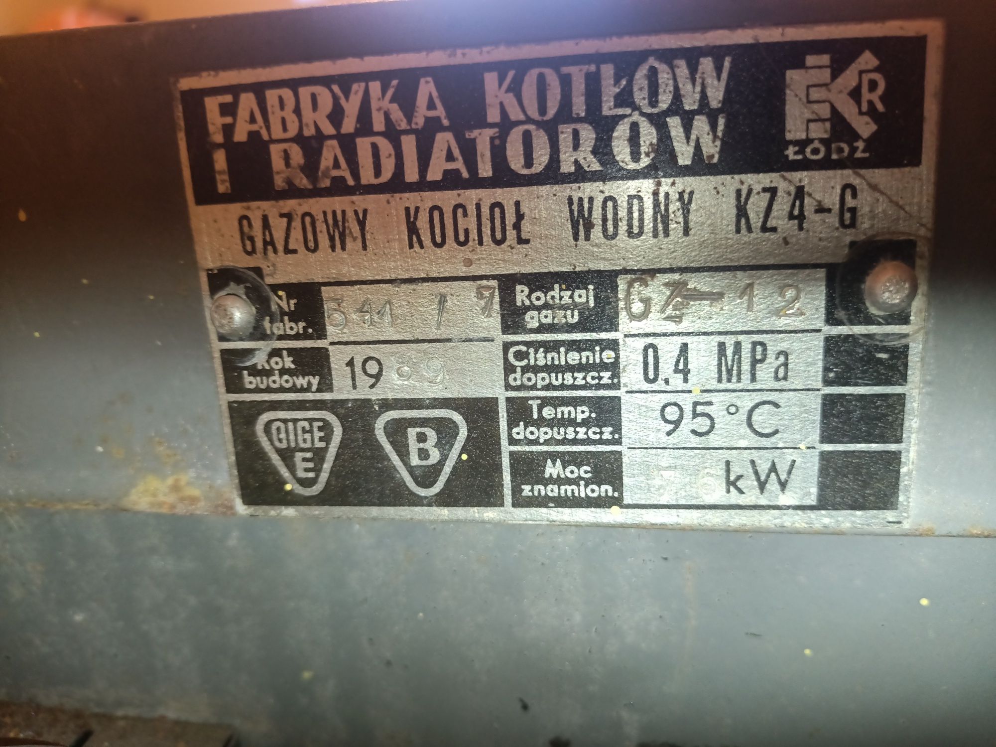 Kocioł gazowy FAKORA KZR G7 76kW