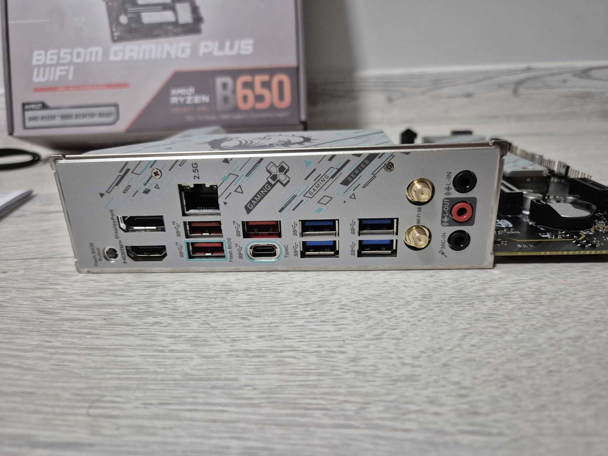 новий ігровий сет Ryzen 5 7500F 5GHz+MSI B650M Gaming+ Wi-Fi. Trade-IN