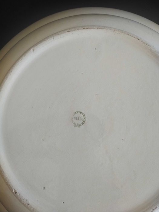 Antigo prato, pratão, (37 cm), da extinta Fábrica Cesol. Anos 60.