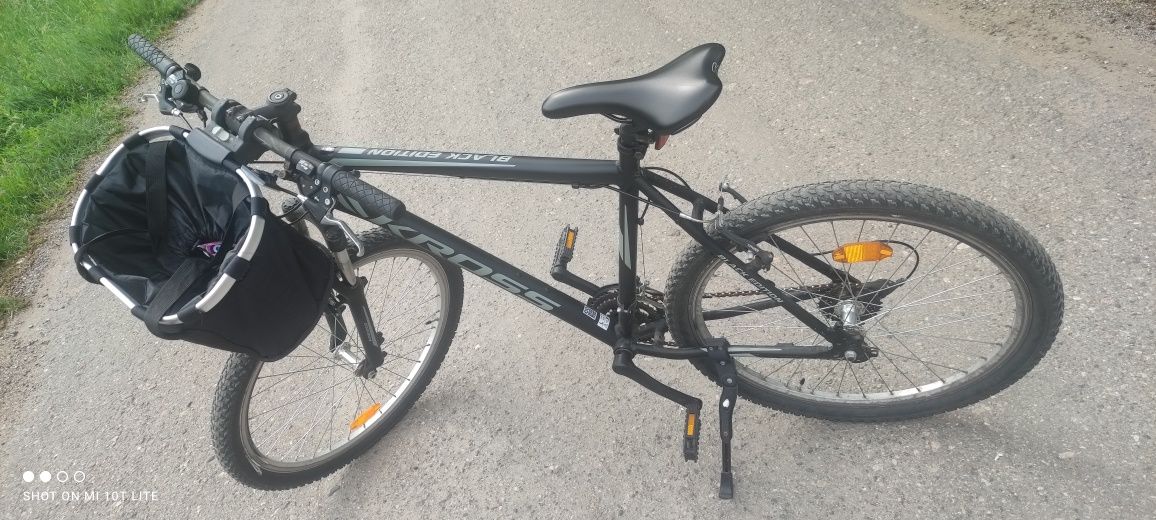Rower Kross Black edition rama L koła 26"