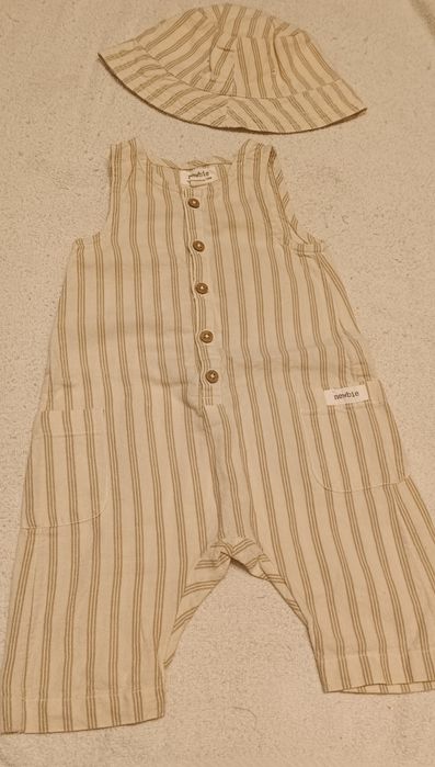 Letnie spodenki + kapelusz Newbie rozm. 68