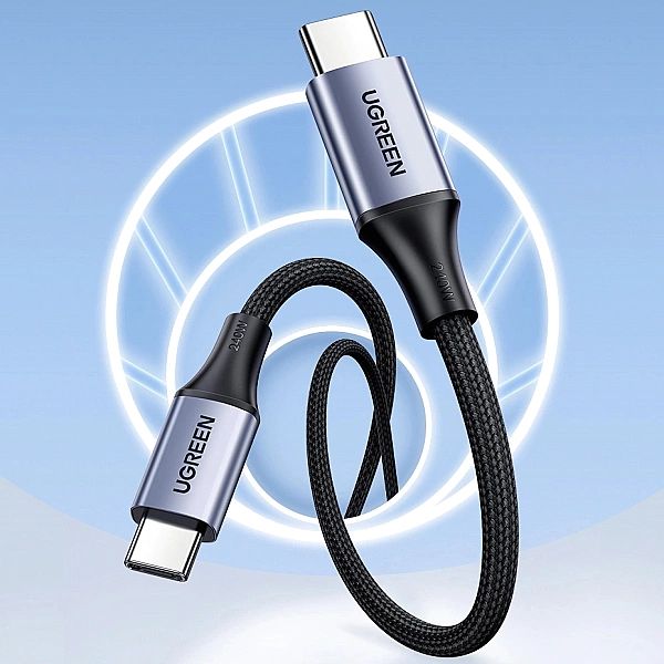 Ugreen kabel przewód USB Typ C - USB Typ C Power Delivery 240W 5A 2m s