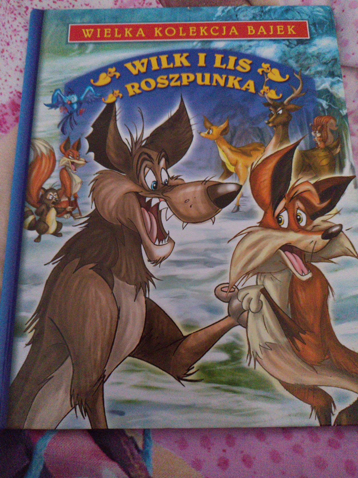 Książka dla dzieci Wilk i lis