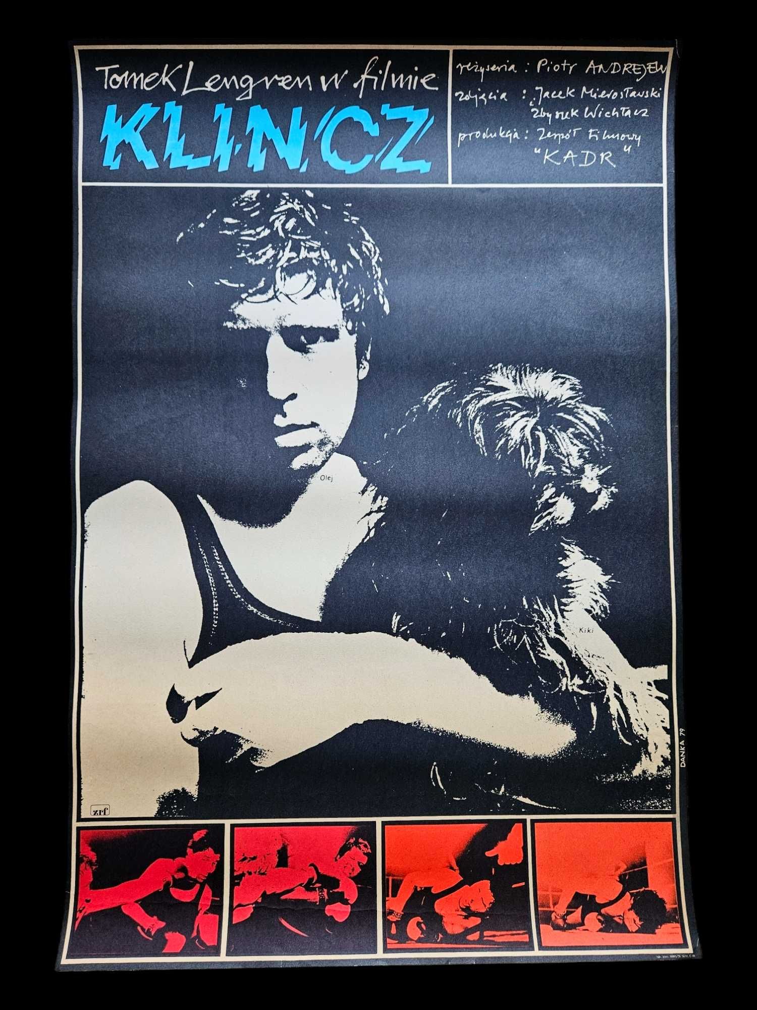 Plakat Klincz Danka PIERWODRUK 1979