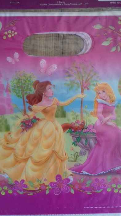 Torebki foliowe prezentowe Disney Księżniczki 15 sztuk w opakowaniu