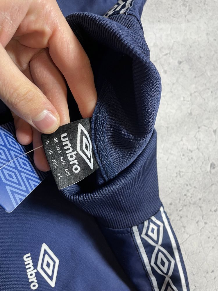 Новая Кофта Олимпийка Umbro С Лампасами Оригинал Темно-Синяя XL