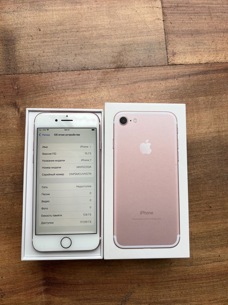iPhone 7 128 rose айфон 128 розовый гарантия