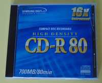Stara płyta kompaktowa CD-R 80 16x Samsung lata 90-te