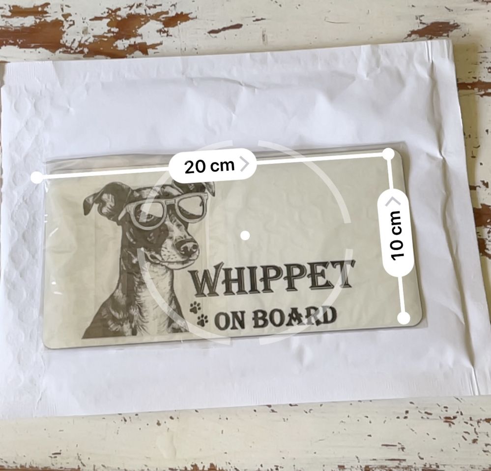 Magnes na samochód whippet chart