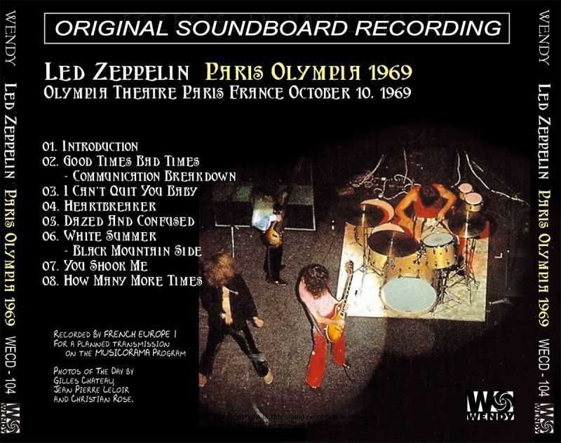 Led Zeppelin – Paris Olympia 1969 (Japan)