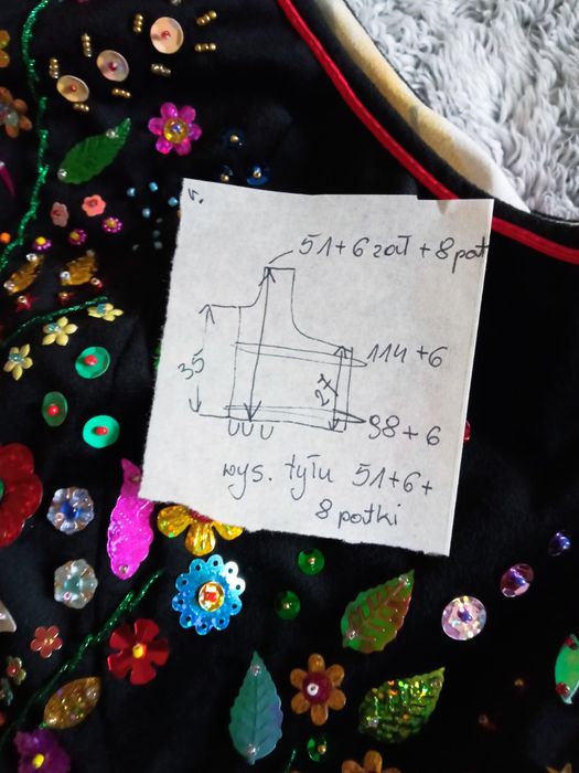 Gorset damski strój krakowski