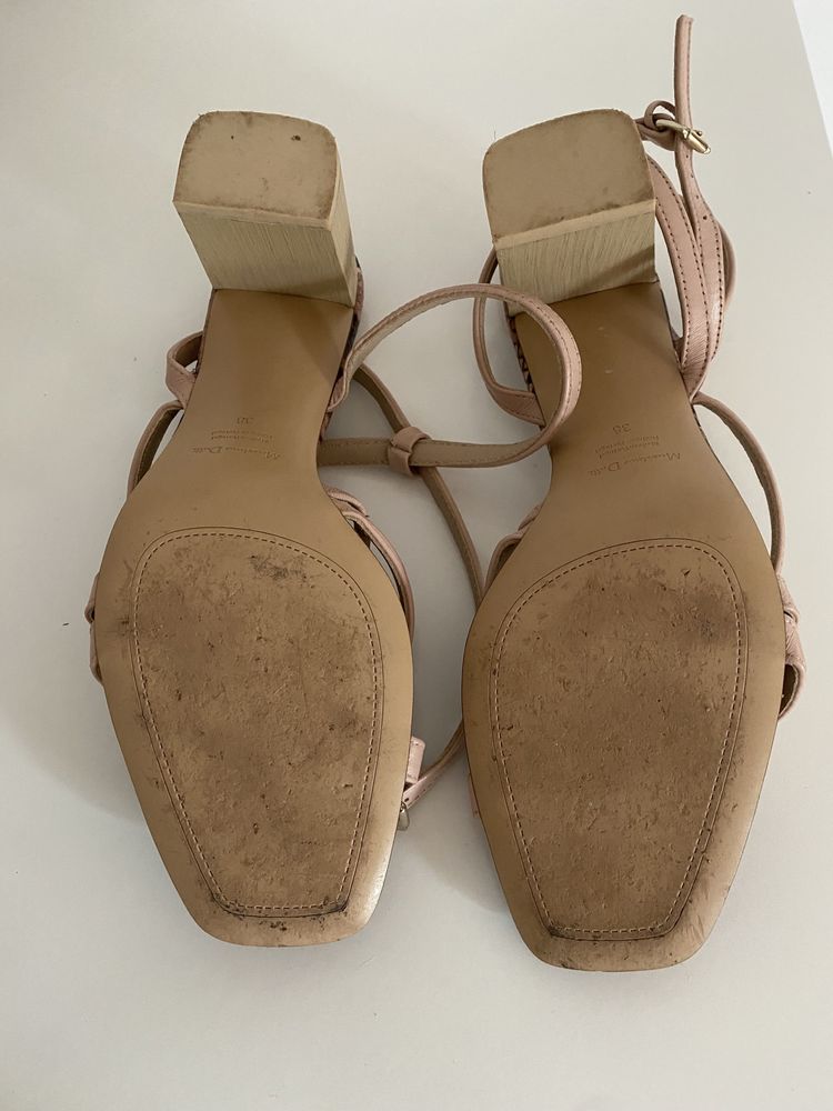 Sandálias rosa da Massimo Dutti