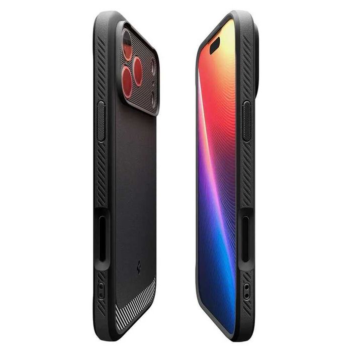 Чехол Spigen Rugged Armor MagFit для iPhone 17 Pro Max Matte Black