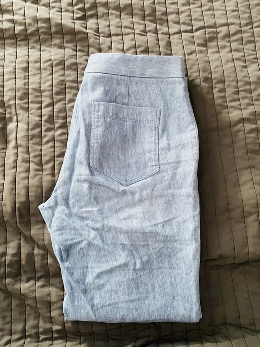 Spodnie len bawełna Massimo Dutti S